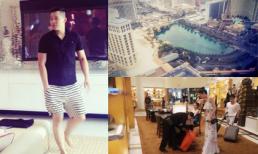 Khắc Tiệp khoe ảnh cùng 'gà cưng' được sống trong penthouse ở Mỹ