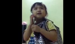 Video bé 4 tuổi giả mắng chồng như thật