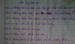 Sốc với nữ sinh lớp 6 làm… 'nội quy giữ chồng'