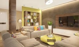 Nội thất như mơ của căn hộ 3 phòng ngủ