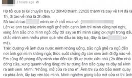 Cô gái Hà Nội vạch trần thói 'yêu râu xanh' của tài xế taxi