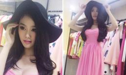 Linh Chi diện váy maxi gợi cảm và eo nhỏ xíu