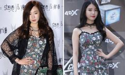 Tiffany 'lại' đụng hàng với váy