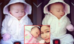 Duy Uyên khoe ảnh con gái đáng yêu lần đầu đi công viên