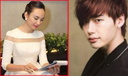 Hoa hậu Ngọc Diễm đồng hành cùng diễn viên Lee Jong Suk