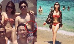 Lê Hiếu lộ bụng đầy mỡ cạnh bạn gái 9x xinh đẹp