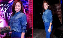 Hoàng Thùy Linh lộ thân hình “tròn mũm” đi đóng máy phim