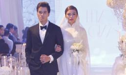 Mâu Thanh Thủy diện áo dài trắng lạnh lùng làm cô dâu