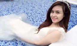 Bà Tưng khiến fan cười nghiêng ngả khi diện đồ dạ hội đi bơi