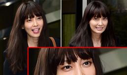 Bạn gái Won Bin nhợt nhạt và lộ bọng mắt to tại sự kiện