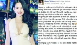 Ngọc Trinh bức xúc khi bị chê dùng hàng hiệu vẫn 'lúa'