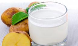 Da bụng hết rạn nhờ nước ép khoai tây