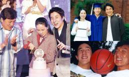 Những bức ảnh gia đình hiếm hoi của cha con Thành Long