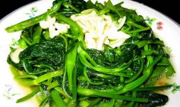 Cảnh báo: 5 mối nguy đến tính mạng từ rau muống