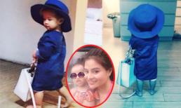 Vũ Thu Phương hào hứng khoe ảnh con có gen làm mẫu từ bé