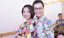 Lương Mạnh Hải tươi rói đi chấm thi cùng Đinh Ngọc Diệp