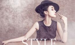 Viên San San đẹp quyến rũ và thanh lịch với phong cách retro