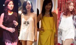 Mỹ nhân Việt tự tin diện đồ ngủ ở khắp mọi nơi