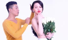 'Đột nhập' hậu trường chụp ảnh gợi cảm của Vũ Hoàng Điệp