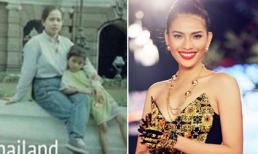 Trương Thị May khoe ảnh thơ ấu đáng yêu 5 tuổi bên mẹ