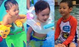 Quý tử nhà sao Việt ngộ nghĩnh với thời trang đi bơi