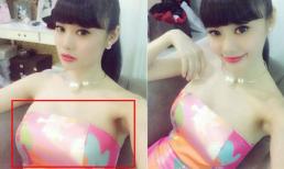 Linh Chi 'o ép' vòng một thẩm mỹ