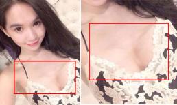 Ngọc Trinh bị chê tơi tả khi lộ ảnh vòng một méo mó