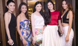 Tường Vy mở tiệc tưng bừng ăn mừng vương miện Hoa hậu