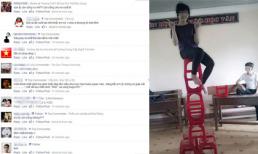 Nữ sinh nhận gạch đá vì đăng ảnh ngồi lên chồng ghế cao