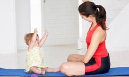 Bài tập giúp mẹ sinh mổ sớm eo thon