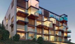 Biệt thự 4 tầng với mặt tiền khối hộp lạ mắt