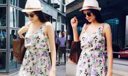 Diễm Hương bất ngờ khoe dáng thon gọn khi mang bầu ở tháng thứ 5