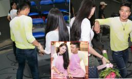 Quế Vân được 'phi công trẻ' Hiếu Nguyễn dắt tay đầy tình tứ 