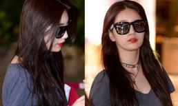 Suzy mặc cá tính, trang điểm nổi bật ở sân bay