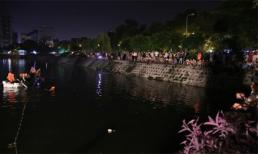 Hà Nội: Hàng trăm người tập trung xem vớt xác người tự tử ở hồ Xã Đàn
