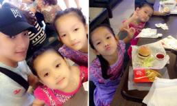 Tình trẻ của Phi Thanh Vân đưa hai con gái riêng đi chơi