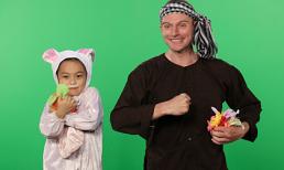 Kyo York hóa “chú Cuội Tây” vui cùng trẻ thơ