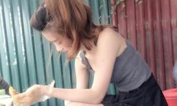 ‘Hot girl bánh tráng trộn’ Hà Nội khiến dân mạng dậy sóng
