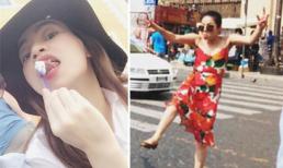 Hà Hồ và Lệ Quyên cực nhí nhố ở châu Âu