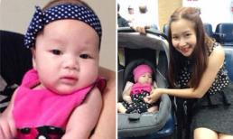 Con gái Duy Uyên nhăn nhó vì bị tiêm