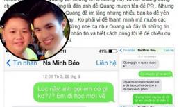 Minh Béo tiếp tục bị hotboy tung bằng chứng tố 'gạ tình'