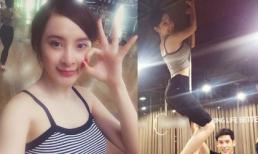 Angela Phương Trinh trổ tài leo cột điêu luyện