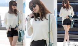 Kang So Ra diện short khoe chân thon nổi bật tại sân bay