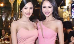 Vũ Ngọc Anh - Linh Chi 'ton sur ton' gam hồng gợi cảm dự event