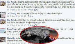 Chàng trai gây phẫn nộ vì nướng mèo trên bếp gas