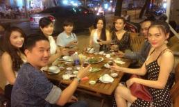 Bầu Hoà và Triệu Thị Hà tiễn Cao Thuỳ Linh dự thi Miss Grand International 2014