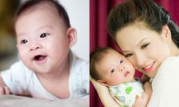 Ngắm cận mặt con trai thứ đáng yêu của Đan Lê - Khải Anh