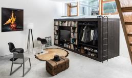 Tủ khối hộp - ý tưởng táo bạo trong lưu trữ và sinh hoạt