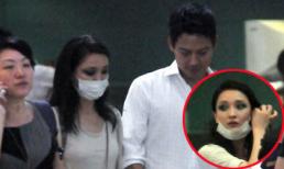 Châu Tấn trang điểm như 'dọa ma' tại sân bay