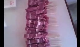 Cách làm thịt xiên nướng nhanh nhất